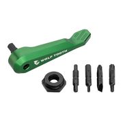 Wolf Tooth Axle Handle Multi-Tool / One Size  Green  click to zoom image