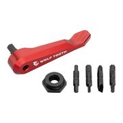 Wolf Tooth Axle Handle Multi-Tool / One Size  Red  click to zoom image