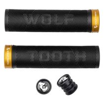 Wolf Tooth Echo Lock-On Grips Black/Gold / One Size