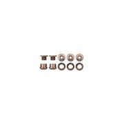 Wolf Tooth Chainring Bolts and Nuts for 1x - Set of 5 Espresso / M8 x.75 x 5 