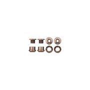 Wolf Tooth Chainring Bolts and Nuts for 1x - Set of 4 Espresso / M8 x.75 x 4 