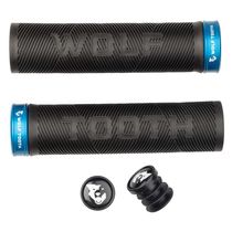 Wolf Tooth Echo Lock-On Grips Black/Blue / One Size
