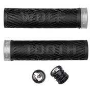 Wolf Tooth Echo Lock-On Grips Black/Silver / One Size 