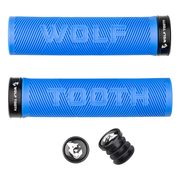 Wolf Tooth Echo Lock-On Grips Blue/Black / One Size 