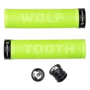 Wolf Tooth Echo Lock-On Grips Green/Black / One Size 