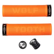 Wolf Tooth Echo Lock-On Grips Orange/Black / One Size 