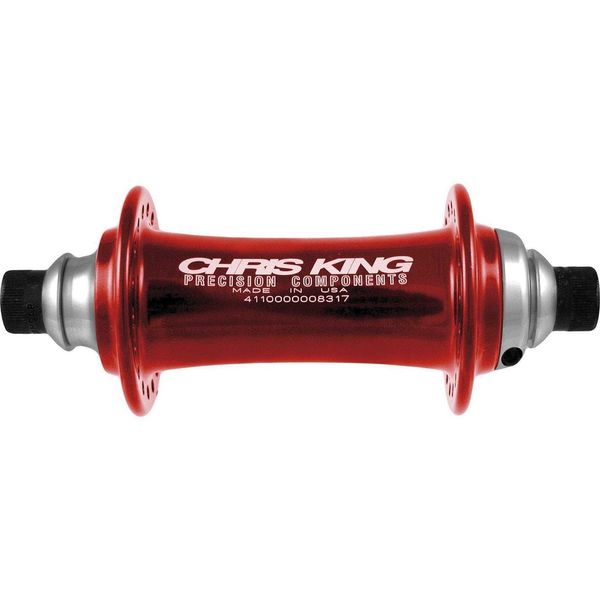 Chris King BMXF Front Hub Low Flange 100 x 19.5 Bolt Red / 36h click to zoom image