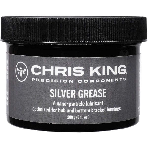Chris King Silver Hub And Bottom Bracket Bearing Grease Silver / 200g click to zoom image