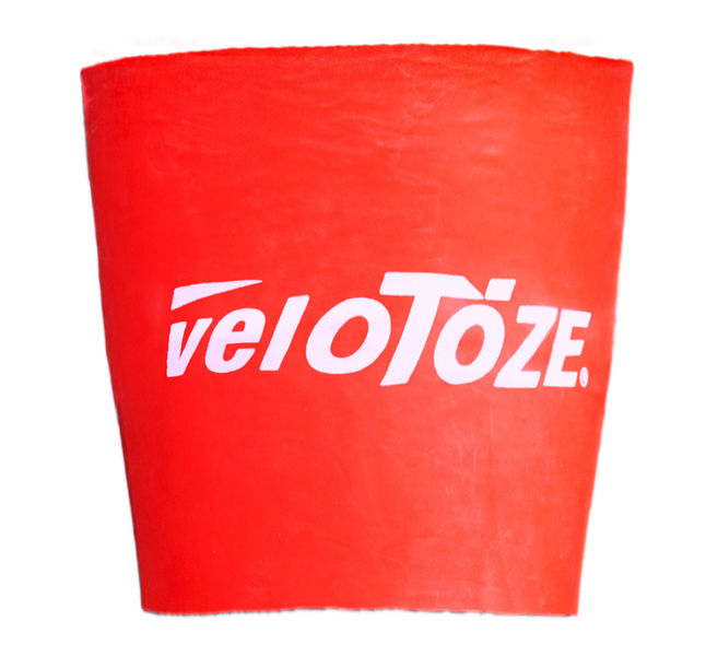 VeloToze Waterproof Cuff Red One Size click to zoom image