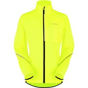 Madison Freewheel women's Packable jacket, hi-viz yellow 