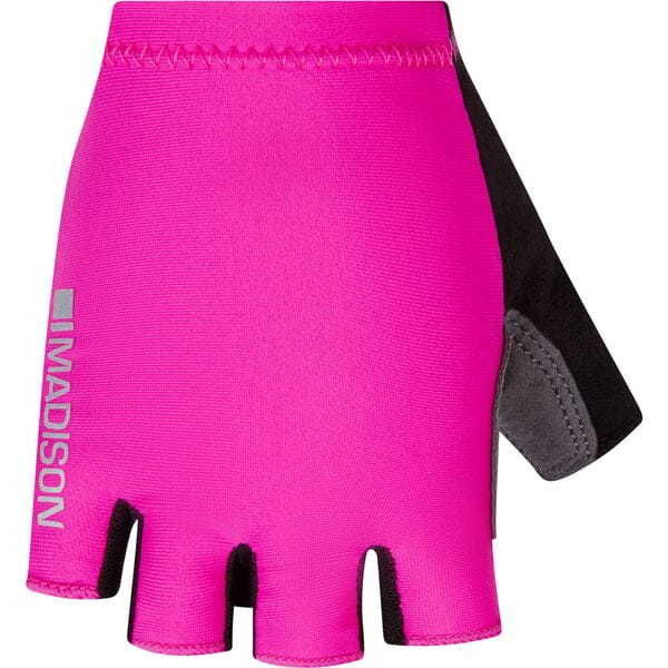 Madison Freewheel youth mitts, fuschia pink click to zoom image