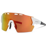 Madison Stealth Glasses - 3 pack - gloss white / fire mirror / amber & clear lens 
