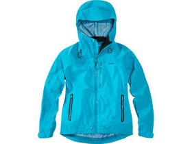 Madison DTE women's waterproof jacket, caribbean blue