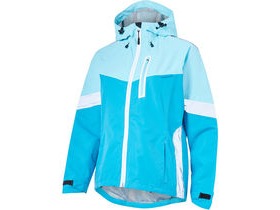 Madison Prima women's waterproof jacket, radiant blue/caribbean blue