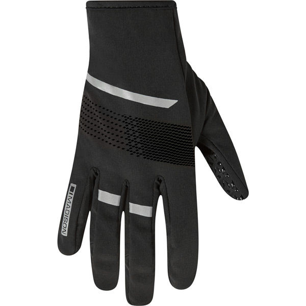 Madison Element youth softshell gloves, black click to zoom image