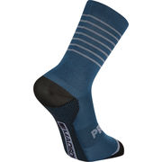 Madison Explorer Primaloft extra long sock, stripe navy haze / shale blue click to zoom image