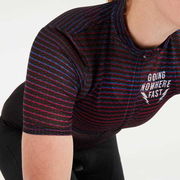 Madison Turbo women's short sleeve jersey - glitch stripe click to zoom image