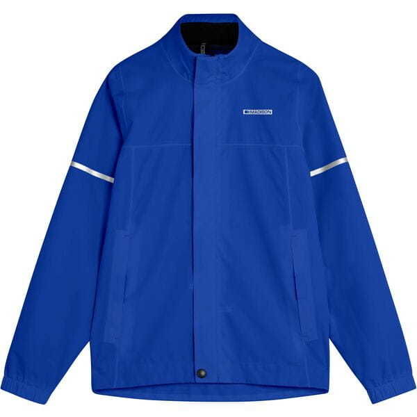 Madison Protec youth 2-layer waterproof jacket - dazzling blue click to zoom image