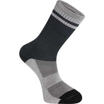 Madison Roam extra long sock - grey / black