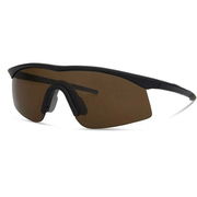 Madison D'Arcs compact glasses 3-lens pack - matt black frame / dark, amber and clear lens 